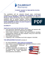 The Fulbright Student Awd - Flyer A5 2022-23