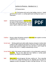 Introduction to key finance terms