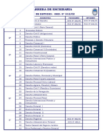 Plan de estudio carrera escribanía