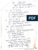 Solve For Extra SVD Numericals