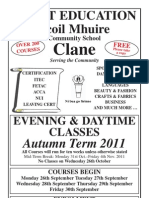 Scoil Mhuire Clane - Autumn 2011