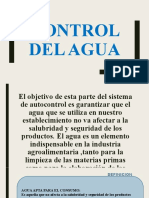 Control Del Agua