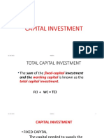 Investments Profitability Analysis
