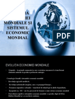 Evoluția Economiei Mondiale Si Sistemul Economic Mondial