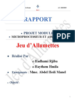 Rapport Projet Module Microprocesseur