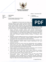 Surat Mendagri TTG Kesiapsiagaan Menghadapi Potensi Bencana Hidrometeorologi