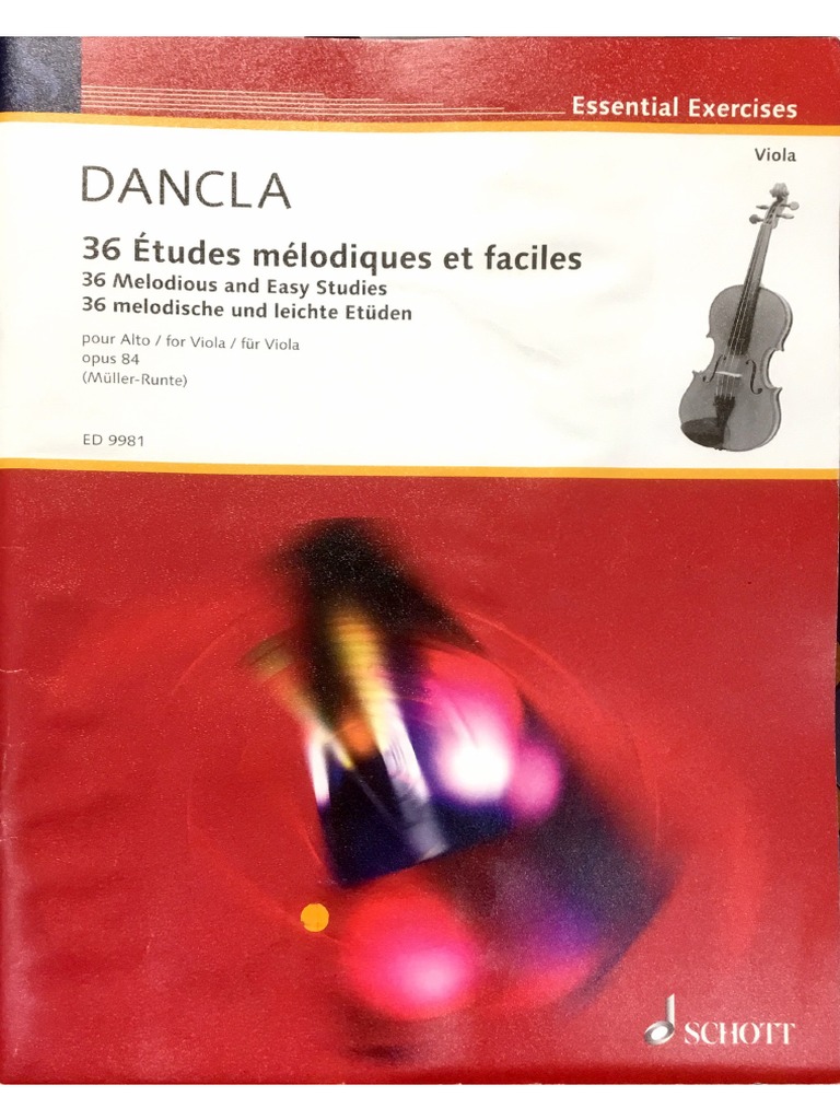 Dancla. 36 Est Melodicos y Faciles Op.84 | PDF