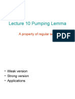 Pumping Lemma