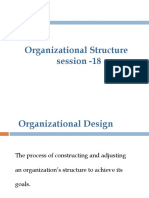 Organizational Structure Session - 18