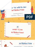 Group 1 How To Write An Introduction