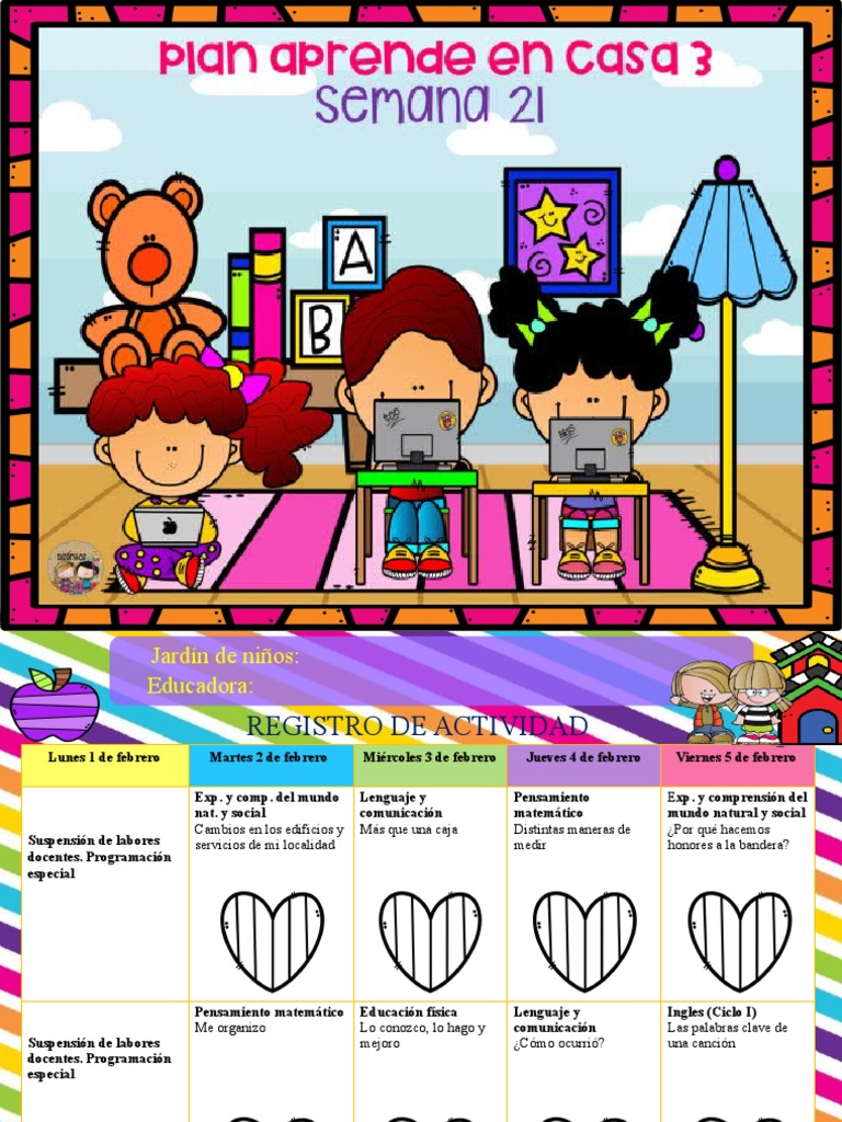 Plan Semana 21 | PDF | Aprendizaje | Evaluación