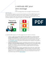 Appliquez La Méthode ABC Pour Améliorer Votre Stockage