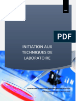 Initiation Aux Techniques de Laboratoire