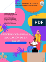 Metodologia para La Educacion de La Salud