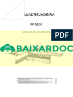 Manual Esquadrejadeira FF 32001