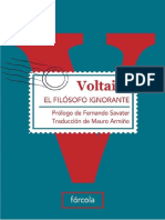 10 El filósofo ignorante autor Voltaire