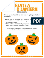 Create a Jack-O-Lantern with Printable Features