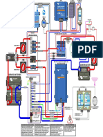 1.2KVA MultiPlus 230V System Example With BMV Cerbo GX Touch 50 Argo Fet and MPPT