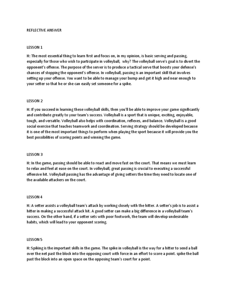 The Fundamentals of Volleyball Developing Essential Skills Like