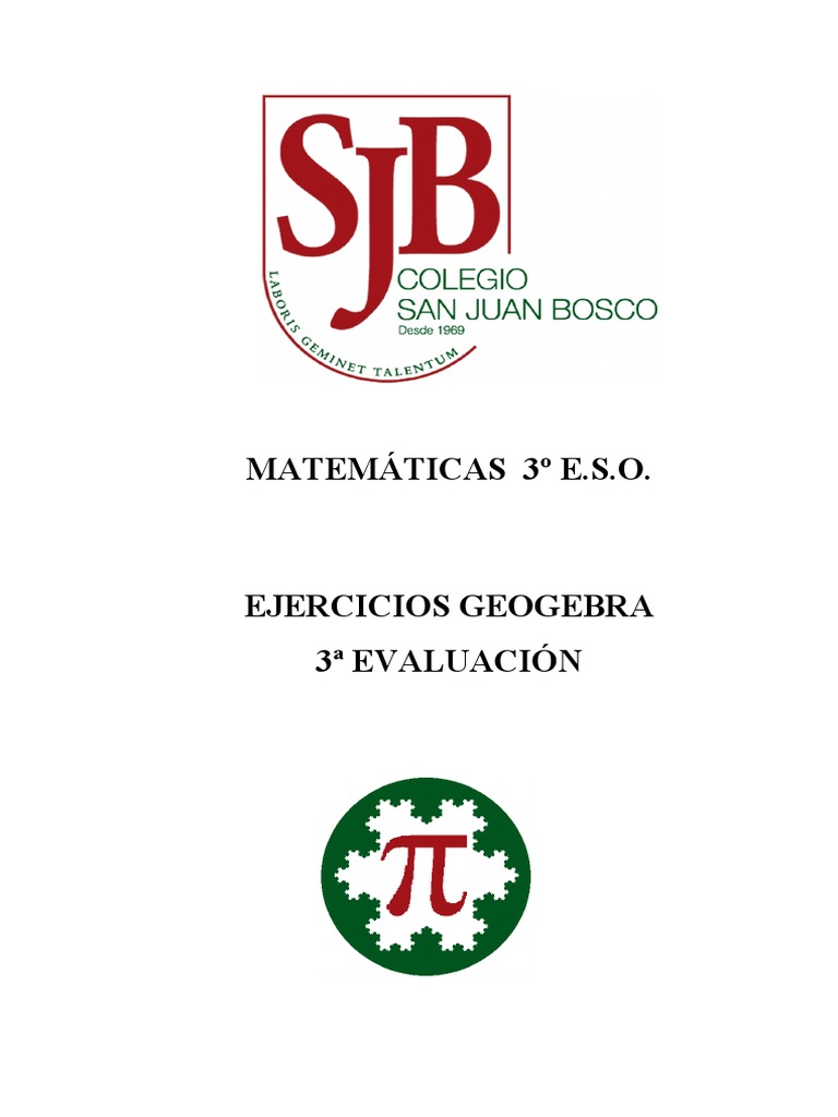 Geogebra y Su Aplicacion | PDF | Sistema de coordenadas Cartesianas ...