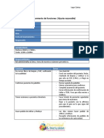 Ejemplo de Levantamientio de Tareas en Ajuste Inclusión