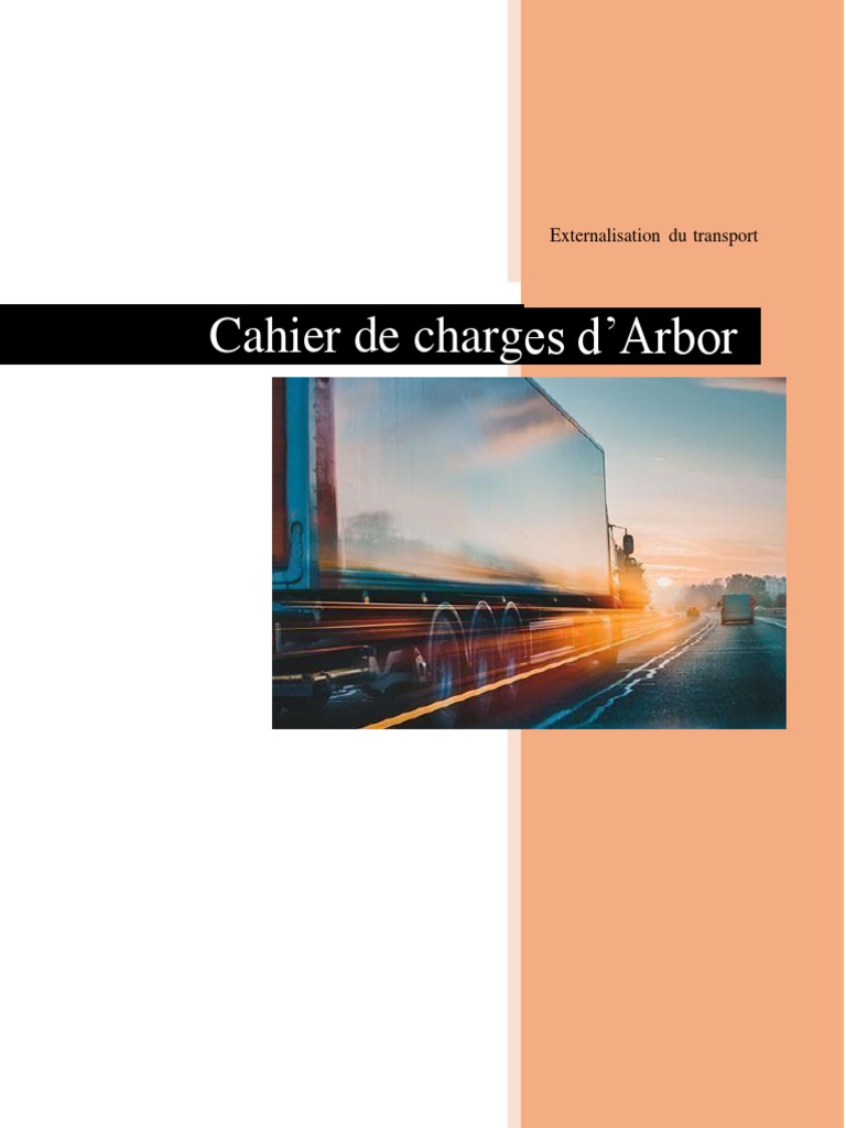 Cahier des charges transport Arbor | PDF | Transport | Assurance