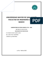 Universidad Mayor de San Andrés Facultad de Ingeniería Curso Basic1