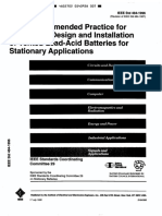 IEEE-484 Criterios de Instalacion de Bancos de Baterias