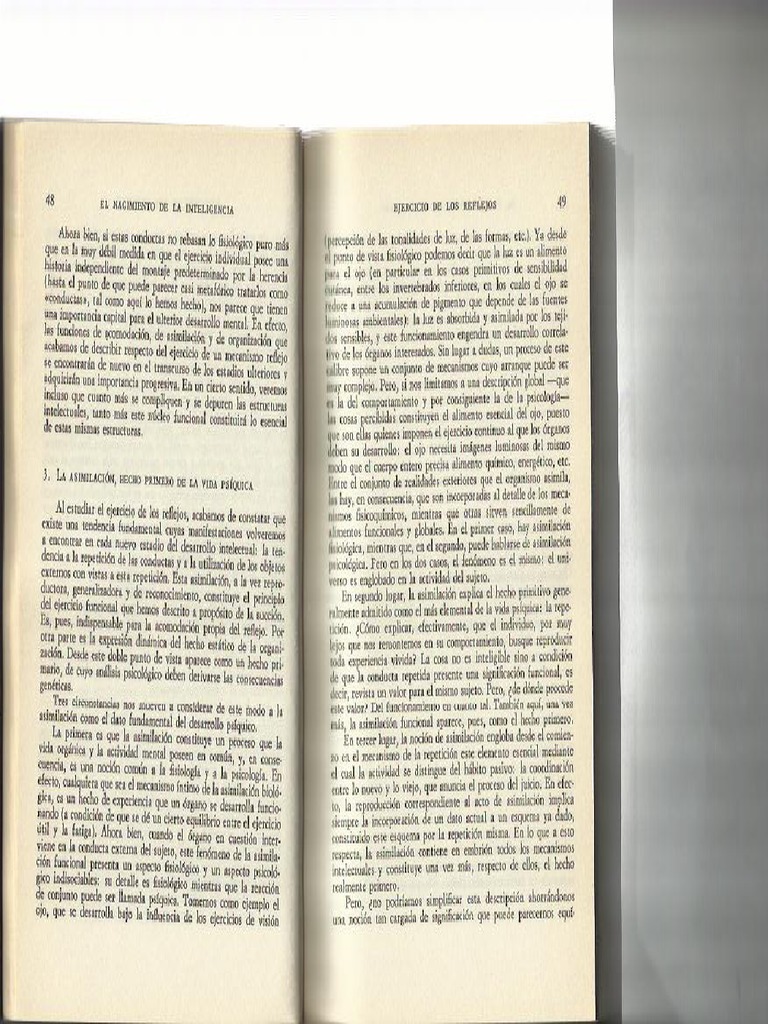 Asimilacion Primer Hecho de La Vida Psiquica PDF