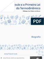 Joule e A Primeira Lei Da Termodinâmica