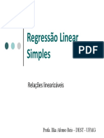 PAE - Engenharia11A - Regressão Linear-Relações Linearizaveis