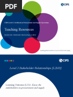 CIPS Level 2 Sample Exam Questions | PDF | Pricing | Procurement