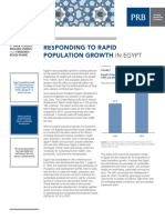 Egypt Rapid Population Growth