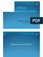 Special Environmental Issues - March 2018