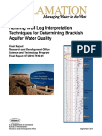 Refining Well Log Interpretation Techniques For Determining Brackish Aquifer Water Quality