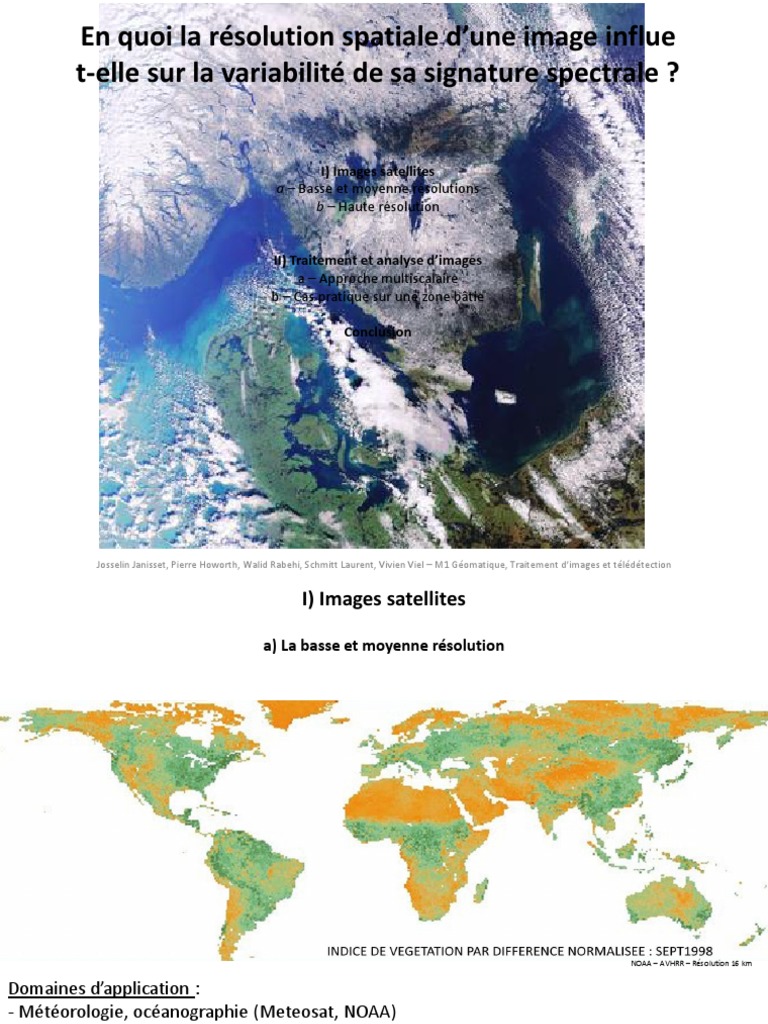 Impact de la résolution spatiale sur les signatures | PDF | Imagerie ...