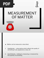 Lecture 3-Measurement of Matter