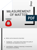 Lecture 3-Measurement of Matter