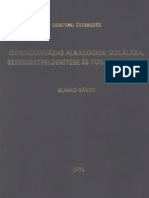 Izolkinolin Vázas Alkaloidok Könyv