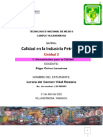 Calidad en La Industria Petrolera - Eric Uziel Ruiz Ramirez-Unidad 2