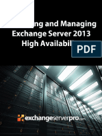 Deploying and Managing Exchange Server 2013 HA