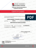 Certificado Metrados en Edificaciones Heder Alejandro Portocarrero Chuquiray 2022