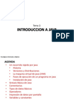 Sesion 2a - Introduccion A Java 2
