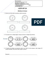 Medidas de Tempo PDF