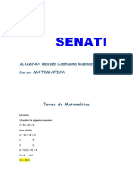 Actividad de matematica