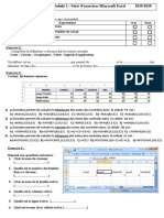 2- Serie d'Exercices Excel