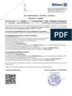 Certificat D'Assurances Etudes + Stages POLICE #1638057