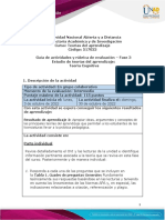 Guía de Actividades y Rúbrica de Evaluación - Unidad 2 - Fase 3 - Estudio de Las Teorías Del Aprendizaje Teoría Cognitiva