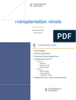 Transplantation Rénale - Support de Cours