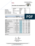 Laboratorio de Diagnóstico: Bioquímica